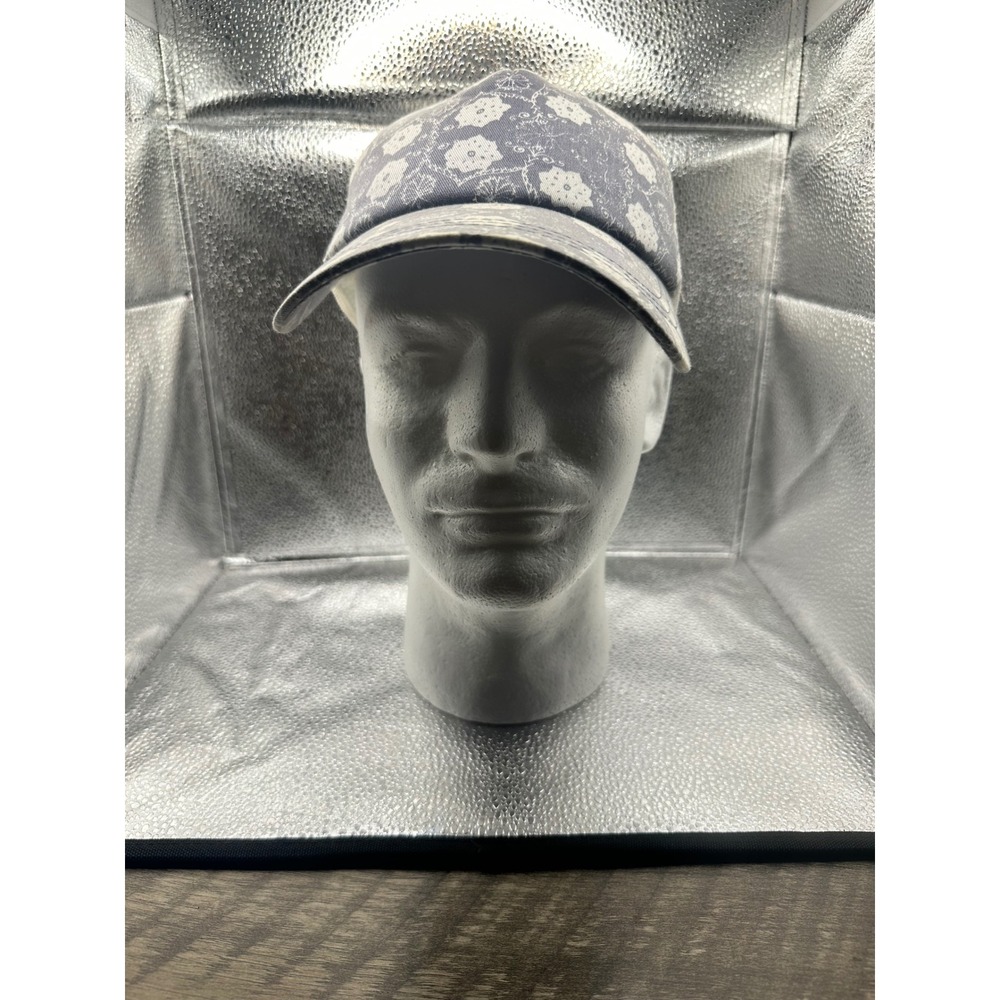 ONeill Floral Trucker Hat Blue White Mesh Snapback Surf Skate Sun Cap